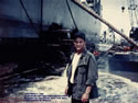 November 6, 1968. Temporary repairs Westchester County. Beached My Tho River, Dong Tam, RSVN GMG3 Robert M. Spraitz