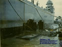 November 4, 1968 Westchester County beached. Mine damage repair begun My Tho River, Dong Tam, RSVN